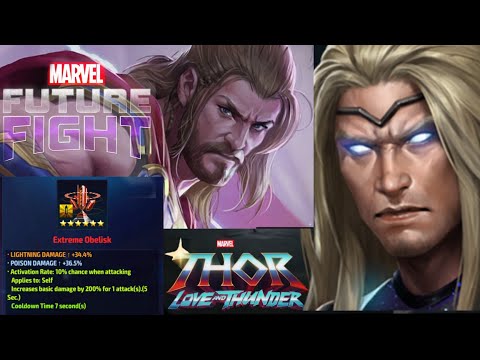 THOR LOVE AND THUNDER !! KNULL STAGE 20 WITH OBELISK || LEVEL 70-72-TO-LV80 || MARVEL FUTURE FIGHT