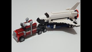 LEGO Shuttle Transporter | LEGO Creator 31091 Speed Build | LEGO Transporter für Space Shuttle |3in1