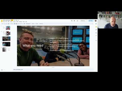 MA in Journalism - Postgraduate Information Week