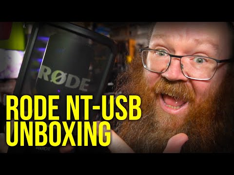 UNBOXING The Rode NT-USB desktop microphone for creators