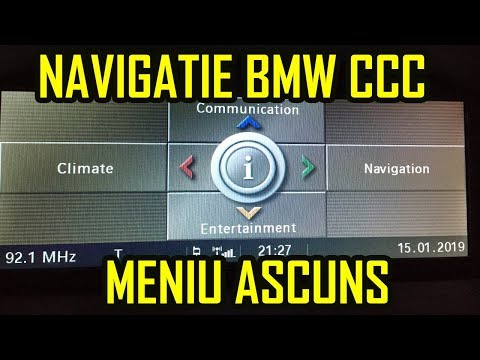 BMW iDrive CCC Professional Meniu Ascuns Navigatie E60 E90 E63 E81 X5 X6