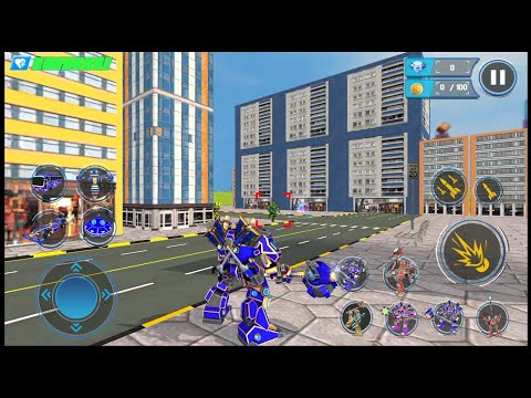 Multi Robot Formula Car Flying - Android Gameplay