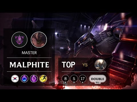 Malphite Top vs Pantheon - KR Master Patch 10.2