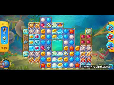 fishdom gameplay / level 6232 / It is like the ads? / thank you