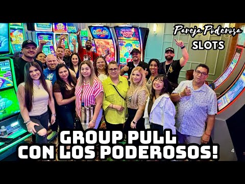 🚨GANAMOS 2 JACKPOTS🚨 GROUP PULL CON LOS PODEROSOS EN EL CORTEZ EN LAS VEGAS 🤑🎰