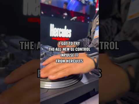 I got to try the new @HerculesDJ DJControl Inpulse T7 at @TheNAMMShowChannel #dj #herculesdj