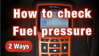 2 Ways to check fuel pressure on your Mini Cooper