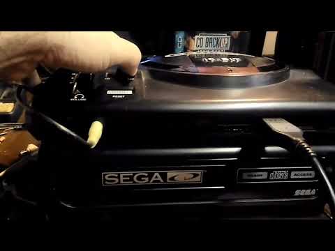 Sega Cd model 1 after repair