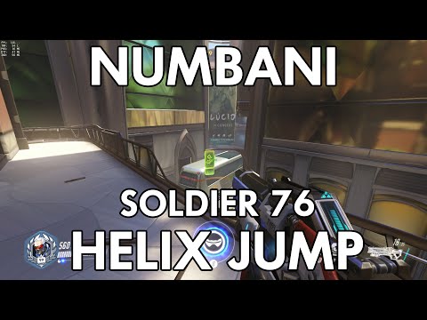Soldier 76 Helix Rocket Jumps on Numbani | Overwatch Tutorial Series