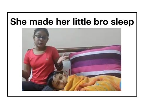 How to make little bro sleep | Stories for children | Crazy kid Namya