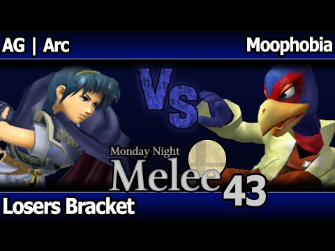 MNM 43 Melee - AG | Arc (Marth) vs Moophobia (Falco) - Losers Bracket