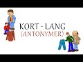 Norsk språk - Kort og lang (Antonymer)