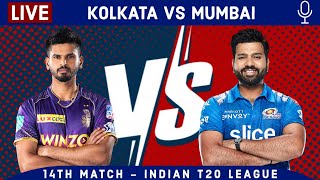 LIVE: Kolkata Vs Mumbai | 2nd Innings | KKR Vs MI Live Scores & hindi Commentary | Live - IPL 2022