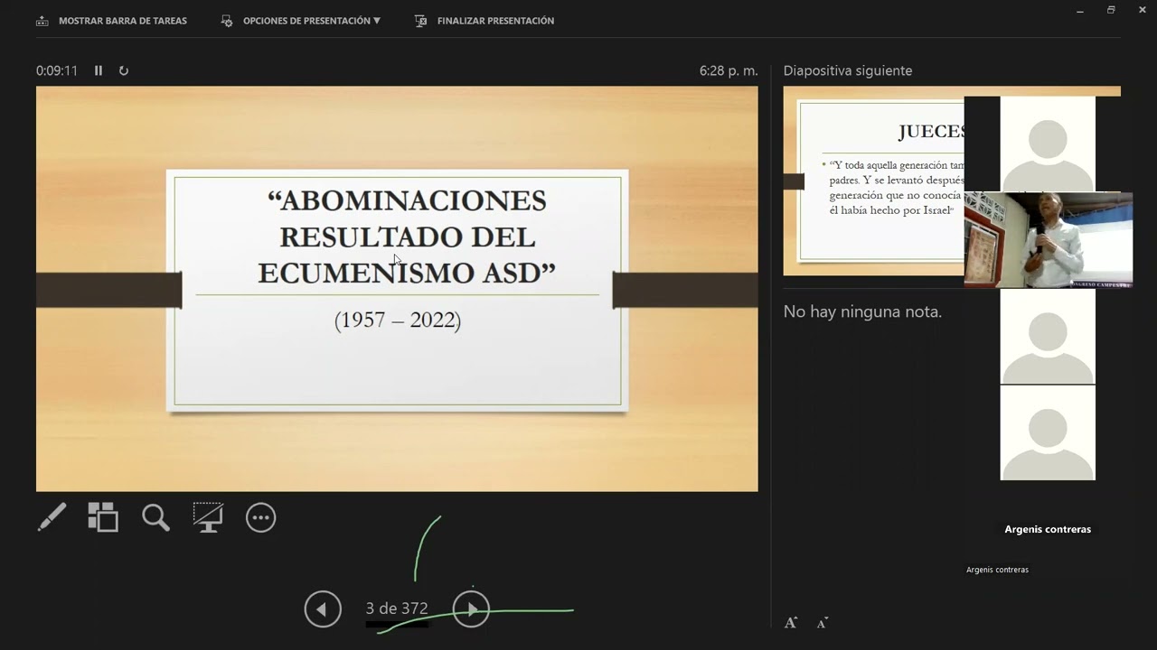 "APOSTASIA ADVENTISTA EN EL TIEMPO. PARTE 2". Carlos Gómez.