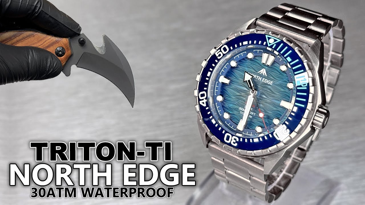 Unboxing TRITON-TI Titanium North Edge: Review Jam Menyelam Estetis ASMR