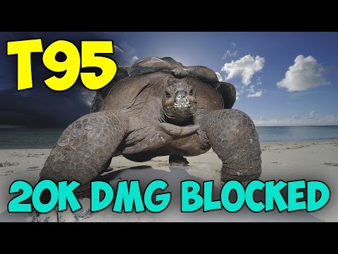 T95 - 20k BLOCKED DMG - 6.3K DMG - 4 Kills - World of Tanks
