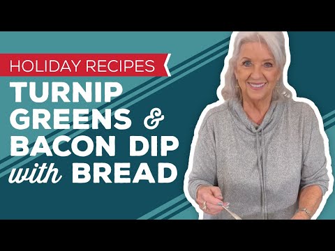 Holiday Cooking & Baking Recipes: Turnip Greens & Bacon Dip with Pull-Apart Bread Recipe