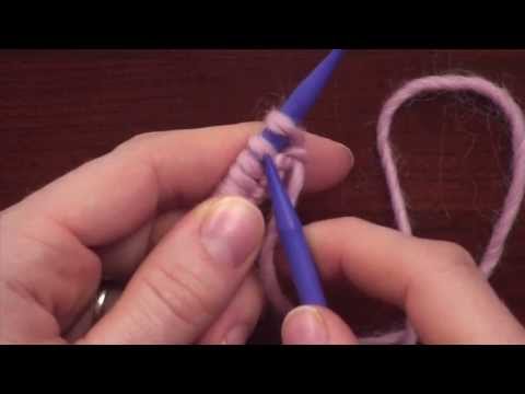 The Knit Stitch (English Method)