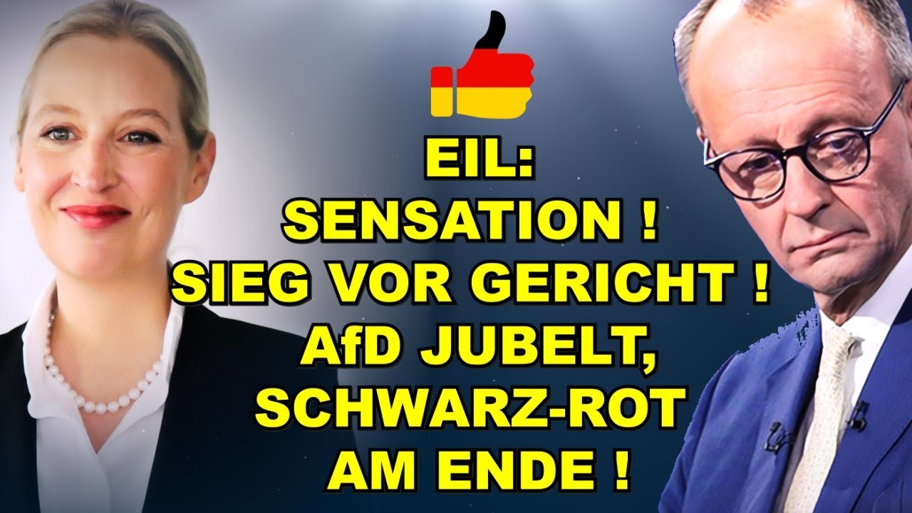 EIL: SIEG VOR GERICHT! AfD JUBELT!