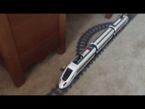 LEGO High Speed Passenger train 60051 around desk