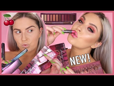 URBAN DECAY Naked Cherry Collection! 🍒 Tutorial & Swatches! Video