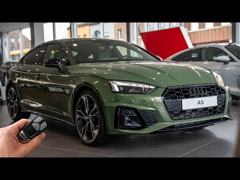 2022 Audi A5 Sportback S line 40 TFSI (204hp) - Sound & Visual Review!