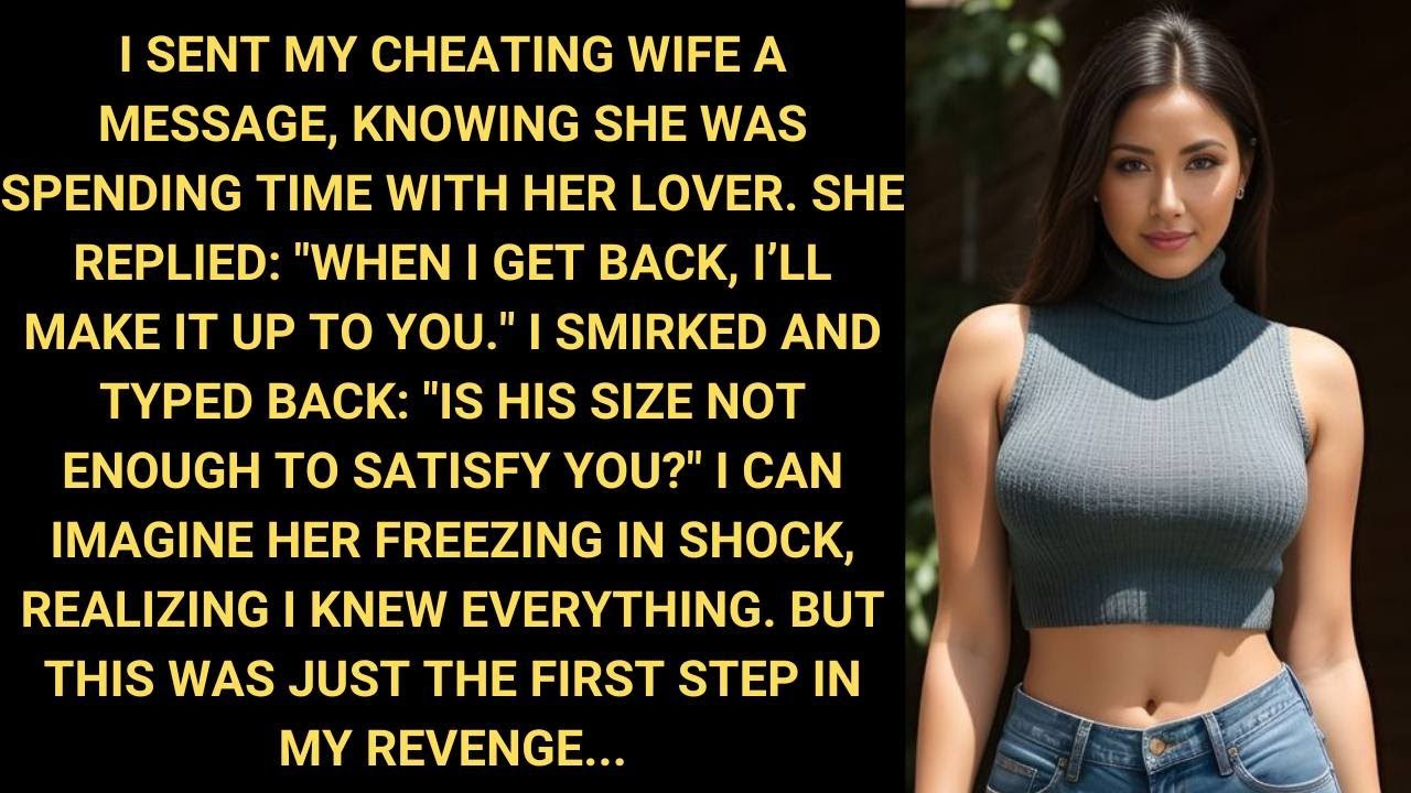 I Sent My CHEATING Wife A Message, Knowing She Was Spending Time With Her Lover. She Replied...