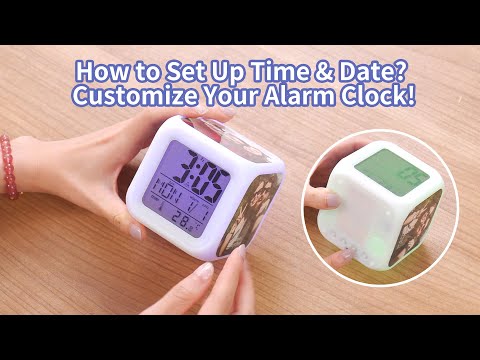 Setup Tutorial - Sublimation Glowing Led Color Change Digital Alarm Clock