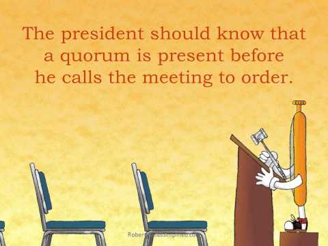 Parliamentary Minute - Quorum.wmv