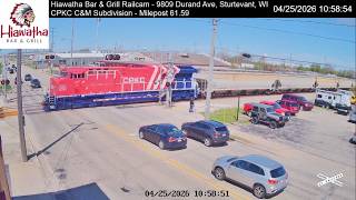 Hiawatha Bar & Grill LIVE Railcam - Sturtevant, WI live webcam