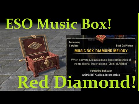 ESO MUSIC BOX! - Red Diamond (Chim-el Adabal) Elder Scrolls Online Soundtrack