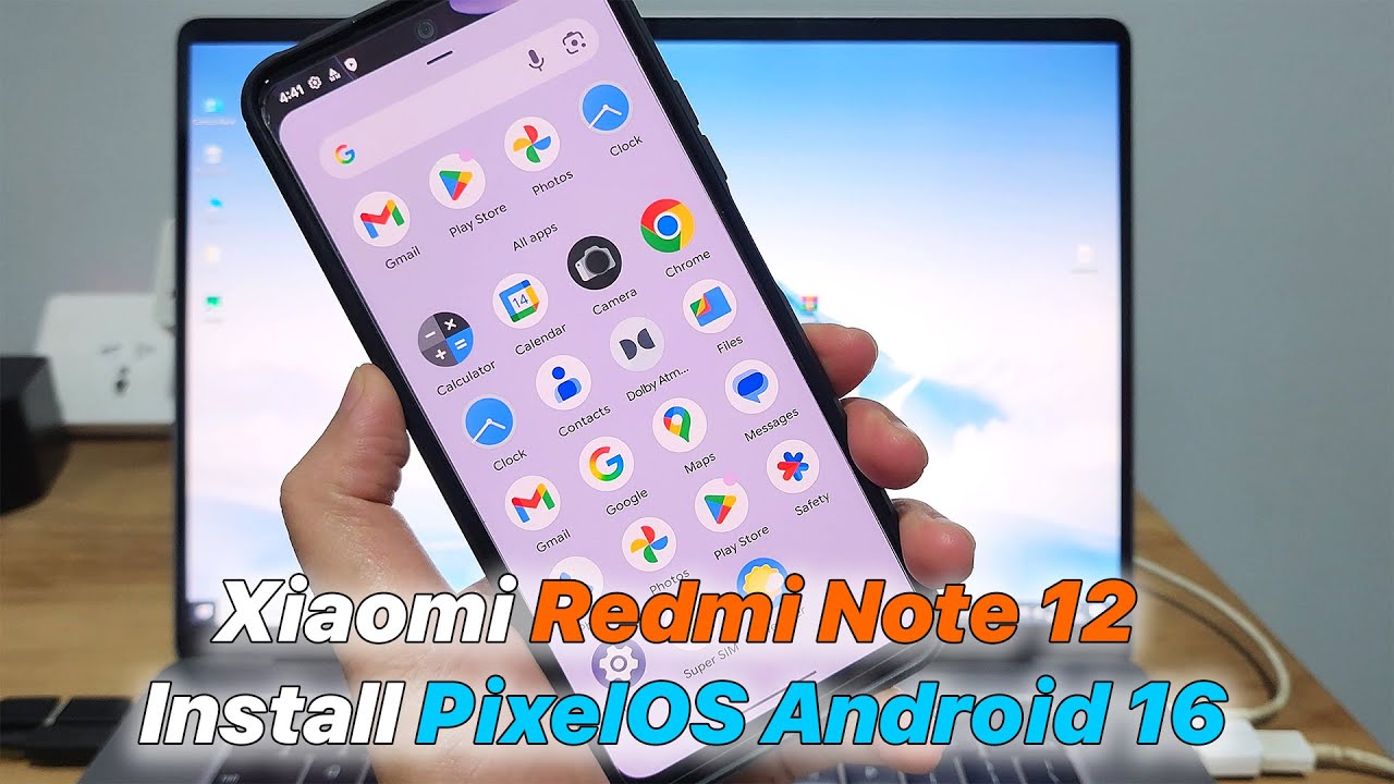 Xiaomi Redmi Note 12 Install PixelOS Android 16