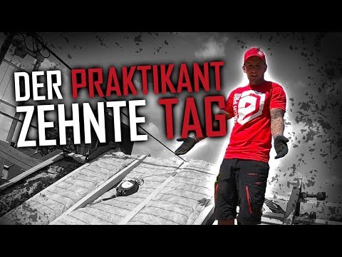 Dachdecker / Der Praktikant! Der zehnte Tag! 🧶 Absturzsicherung