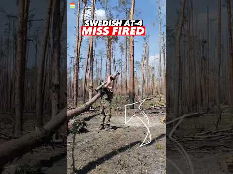 Swedish AT4 Troubles in Combat in Ukraine!😧#shorts