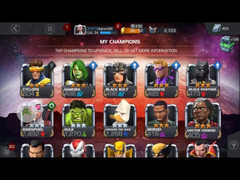 Marvel Contest of Champions 200 Crystal Pack Opening