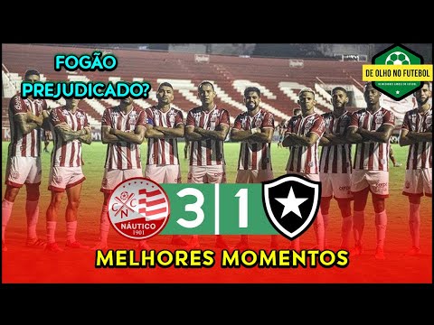 Náutico 3 x 1 Botafogo | Melhores Momentos | Gols de hoje | Brasileirão 20/06/2021