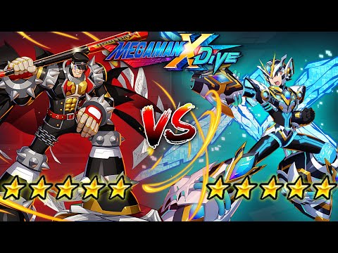 Gangsta Boy Sigma 5☆ Vs Next DiVE Armor X 5☆ - Mega Man X DiVE (Mobile Controls PvP)
