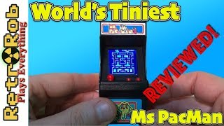 World's Smallest Tiny Arcade Machine: Ms Pac-Man Unboxed and Reviewed!