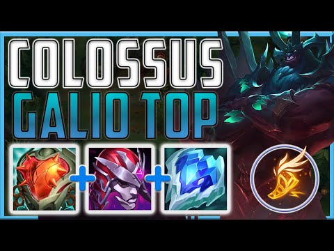 BRING GALIO BACK TO THE TOP LANE WITH THIS HEARTSTEEL BUILD!! - Galio Top | Season 13 LoL