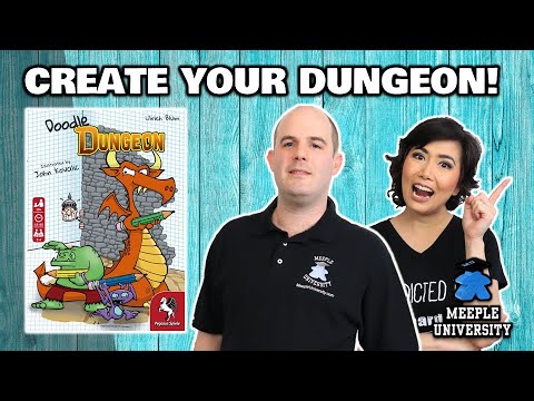 Doodle Dungeon - Competitive dungeon owners in this flip and write game