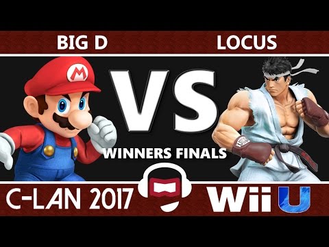 C-LAN 2017 Smash 4: Winners Finals - CACAW|Big D (Mario) vs UBCEA|Locus (Ryu)