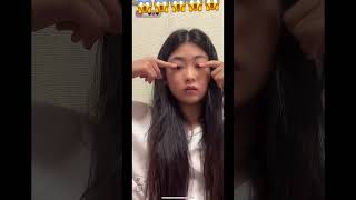 TikTok Live - Japanese Girl does Super White Eyes