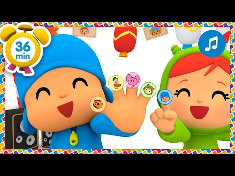 🖐️🏻🎶 CANCIONES INFANTILES de POCOYÓ 🖐️🏻🎶  Finger Family- 36 min Caricaturas y dibujos animados