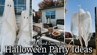 HALLOWEEN PARTY IDEAS | DIY OUTSIDE HALLOWEEN DECORATIONS | DOLLAR TREE HALLOWEEN PARTY DECORATIONS