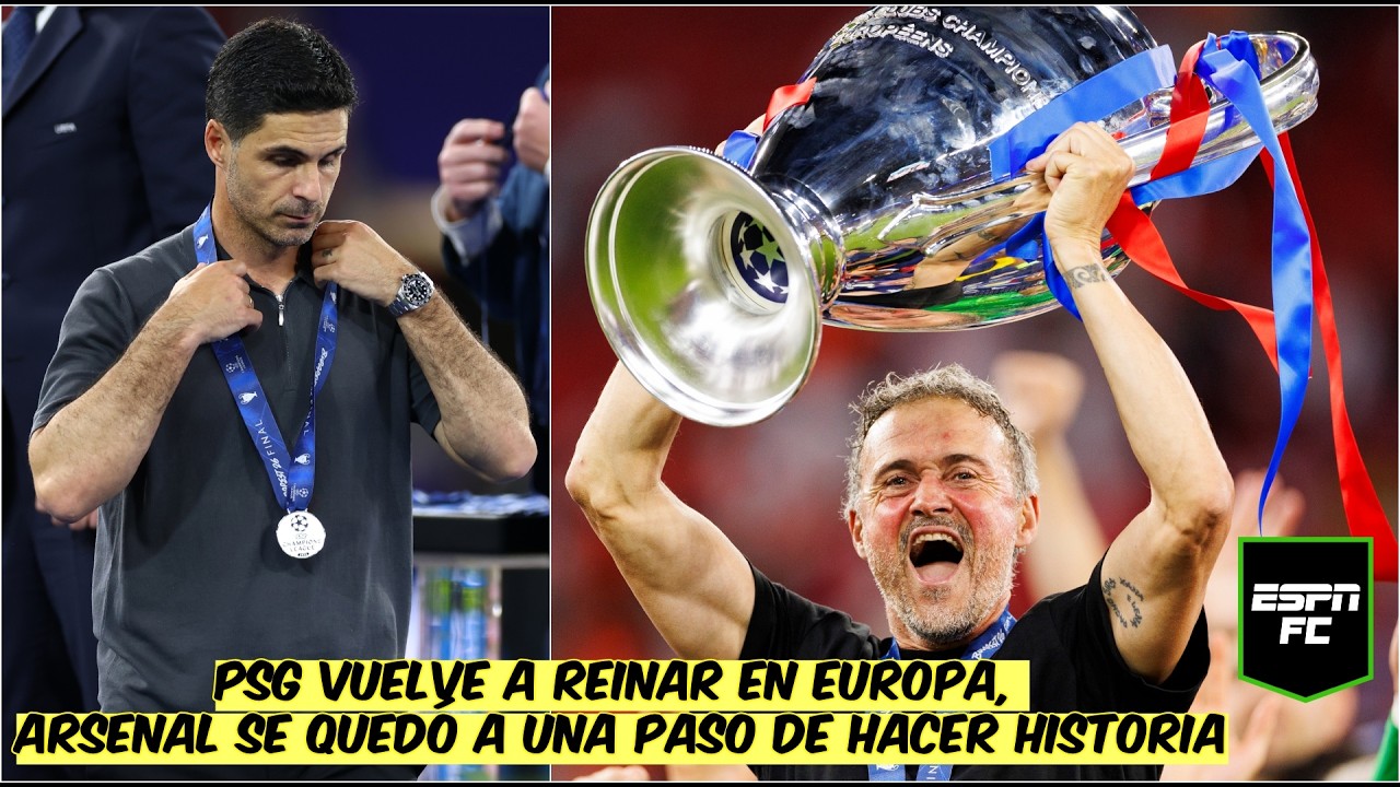 PSG ALCANZÓ LA GLORIA OTRA VEZ. LUIS ENRIQUE dio cátedra; ARTETA, espectador de lujo | ESPN FC