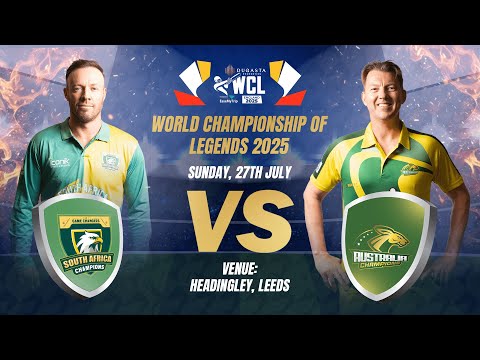 Ab De Villiers’ 39-Ball 100!🔥Crush Aus by 95 Runs! | SA vs Aus Champions | Highlights WCL S2 2025
