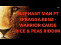 Elephant Man Ft Spragga Benz   Warrior Cause            RIce & Peas Riddim  CEV