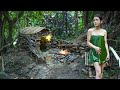 Full Video 90 Days Of Building A Wilderness Shelter Bushcraft Survival Camping Wild Harvest