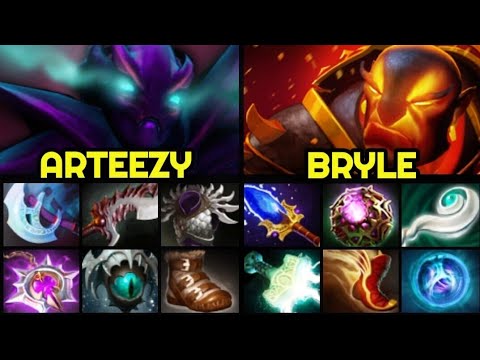 ARTEEZY Nullifier Spectre vs BRYLE Ember Spirit — 100% Outplayed 7.27 Dota 2