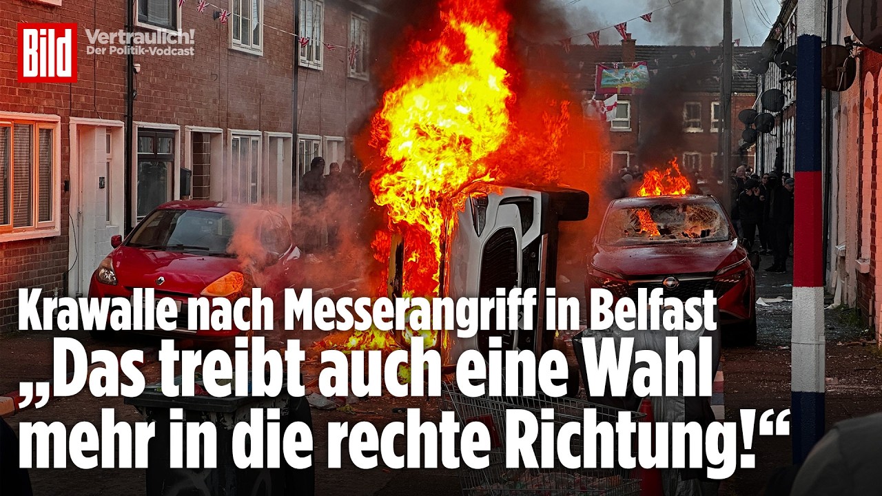 Belfast: Jagd auf Ausländer nach brutalem Messerangriff – „Genug ist genug!“ | Vertraulich-Clips